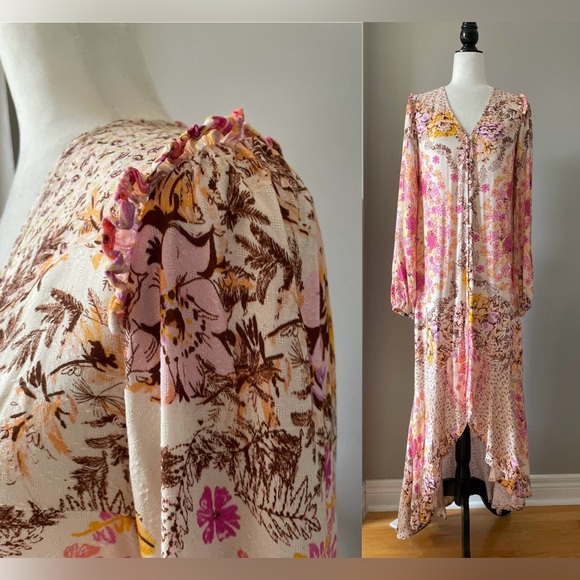 Free People Dresses & Skirts - NWOT FREE PEOPLE Floral Maxi Combination Dress - S